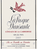 6 bouteilles de château La Roque Dansante